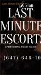 Mobile Screenshot of lastminuteescorts.com